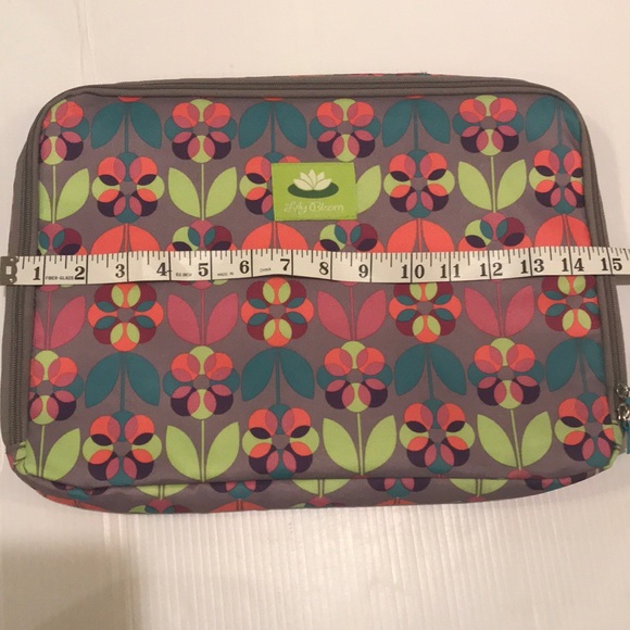 NWOT Lilly Bloom Laptop Padded Handle Sleeve /Case - Picture 8 of 8
